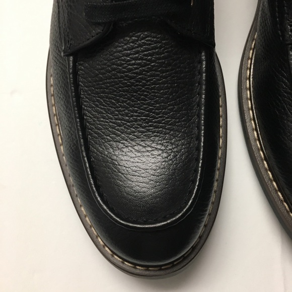 Banana Republic Moc - Toe Leather Boot NEW Size 10 Brown Black - Picture 4 of 9